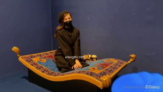#养眼美女#（下面看此女技师直播平台和联系方式）小伙被女技师调戏直接翻身上马